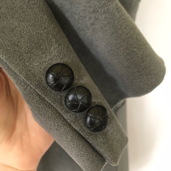 𝅺VEGAN suede oversized blazer grey - Picture 5 of 11